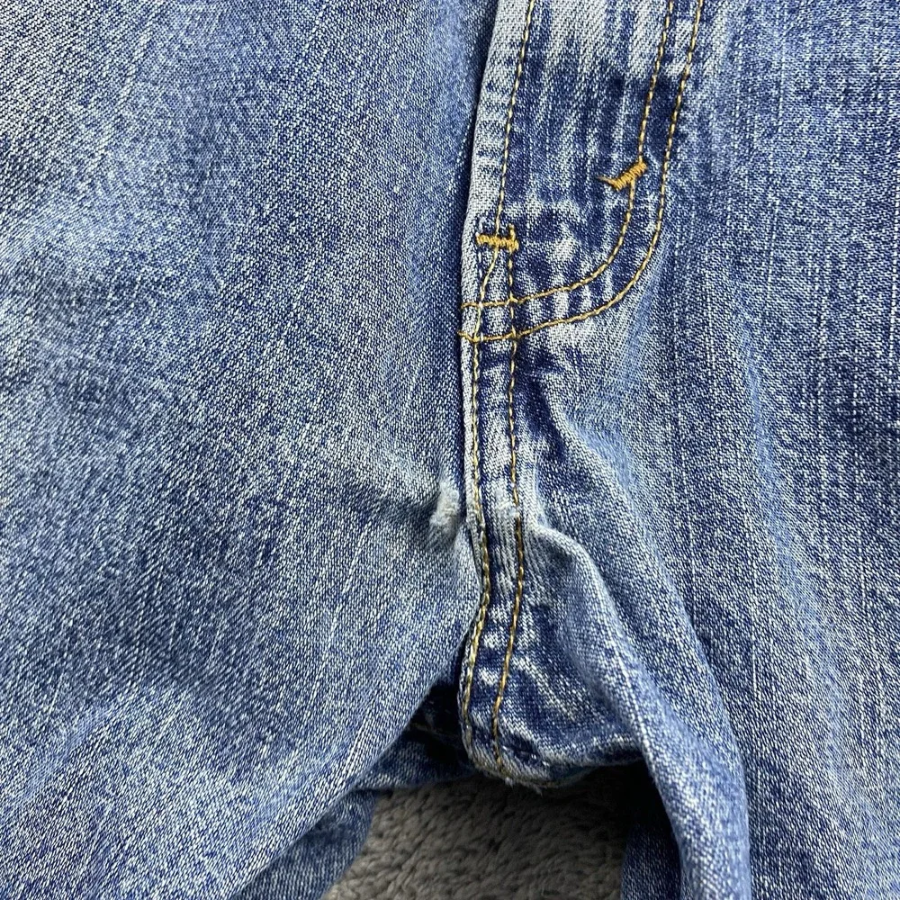 Levis 569 Loose Straight Jeans Mens 38x34 Blue Medium‎ Wash Mid Rise VTG